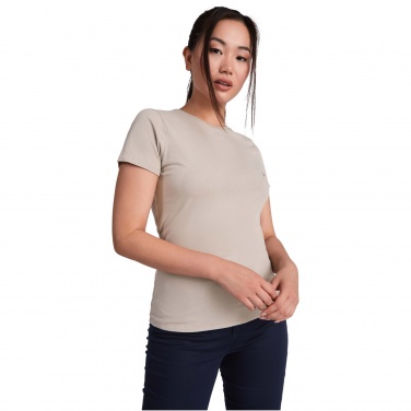 Logo trade promotional giveaways picture of: Golden short sleeve women's t-shirt