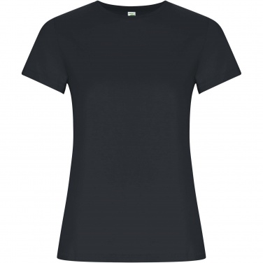 Logo trade promotional giveaways picture of: Golden short sleeve women's t-shirt