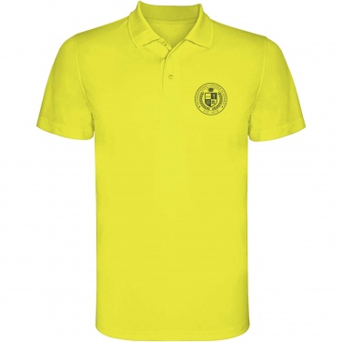 Logo trade advertising products picture of: Monzha short sleeve men's sports polo