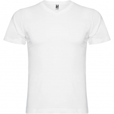 Logo trade promotional item photo of: Samoyedo short sleeve men's v-neck t-shirt