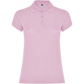 Star short sleeve women's polo, Light pink