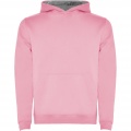 Urban kids hoodie, Light pink / Marl Grey