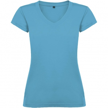Logotrade business gifts photo of: Victoria short sleeve women's v-neck t-shirt