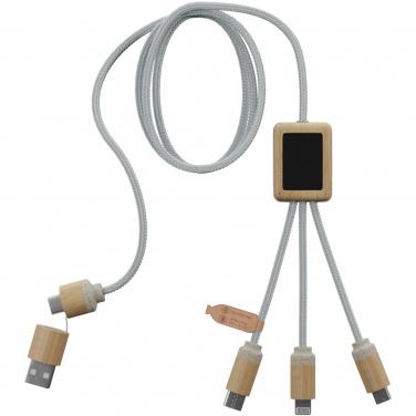 Logo trade promotional items image of: SCX.design C49 5-in-1 charging cable