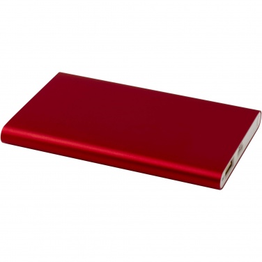 Logo trade corporate gift photo of: Pep 4000 mAh Type-C recycled aluminium power bank 