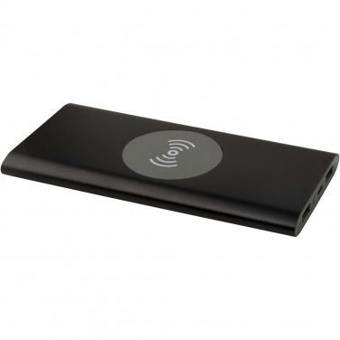 Logo trade promotional products picture of: Juice 8000 mAh Type-C recycled aluminium wireless power bank