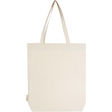 Logo trade promotional item photo of: Orissa 180 g/m² organic wide bottom tote bag 11L