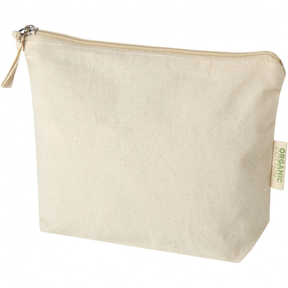 Logo trade business gifts image of: Orissa 180 g/m² organic toiletry bag 1L
