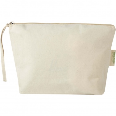 Logotrade corporate gift picture of: Orissa 180 g/m² organic large accessory pouch 3L