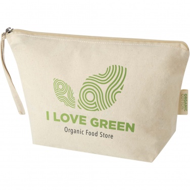 Logotrade promotional item picture of: Orissa 180 g/m² organic large accessory pouch 3L