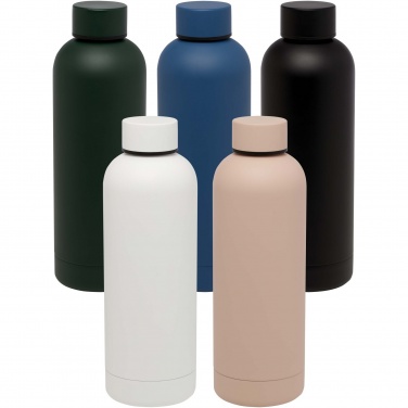 Logo trade corporate gift photo of: Spring 500 ml RCS certified recycled stainless steel copper vacuum insulated bottle