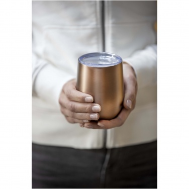 Logotrade corporate gift image of: Corzo 350 ml RCS certified recycled stainless steel copper vacuum insulated cup