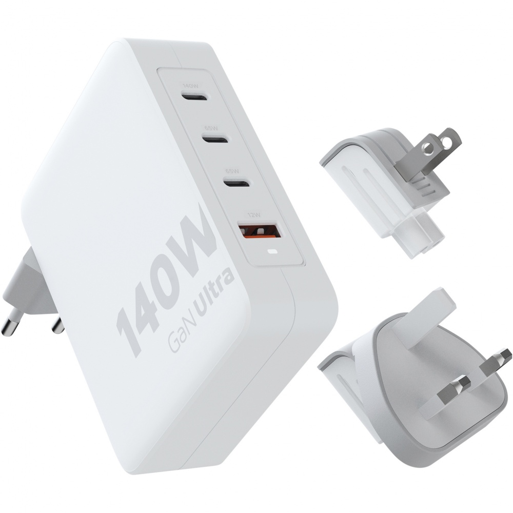 Logo trade promotional items image of: Xtorm XVC2140 GaN Ultra 140W travel charger with 240W USB-C PD cable