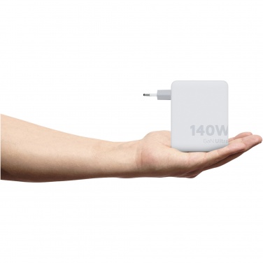 Logo trade promotional giveaways image of: Xtorm XVC2140 GaN Ultra 140W travel charger with 240W USB-C PD cable