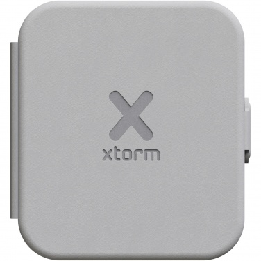 Logo trade promotional giveaway photo of: Xtorm XWF21 15W foldable 2-in-1 wireless travel charger