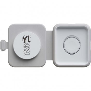 Logo trade corporate gifts image of: Xtorm XWF21 15W foldable 2-in-1 wireless travel charger