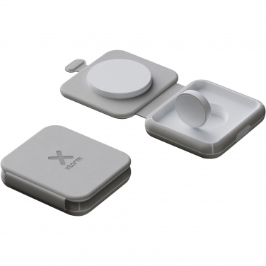 Logotrade business gift image of: Xtorm XWF21 15W foldable 2-in-1 wireless travel charger