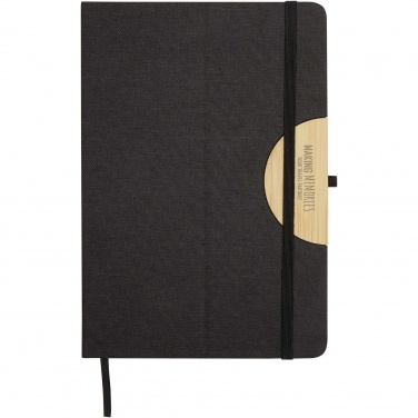 Logotrade promotional gift image of: Laura A5 hard cover notebook and ballpoint pen gift set