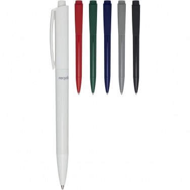 Logo trade advertising products image of: Martha recycled plastic ballpoint pen