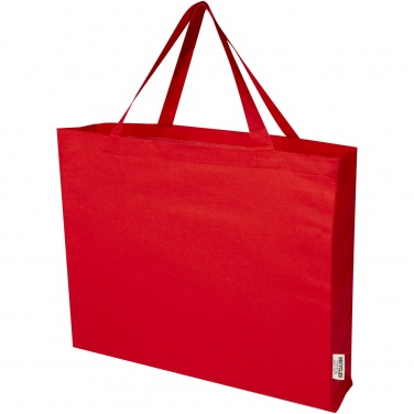 Logo trade corporate gifts image of: Odessa 220 g/m² GRS recycled cotton large tote bag