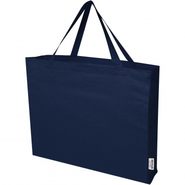 Logo trade promotional products picture of: Odessa 220 g/m² GRS recycled cotton large tote bag