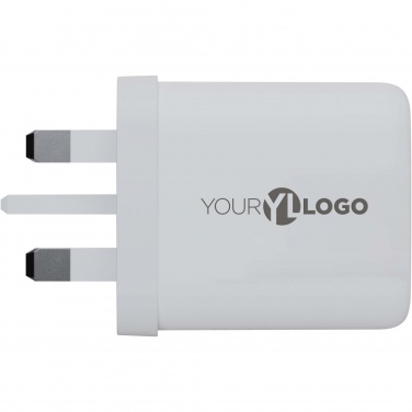 Logotrade promotional merchandise image of: Xtorm XEC067G GaN² Ultra 67W wall charger - UK plug