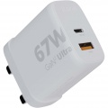 Xtorm XEC067G GaN² Ultra 67W wall charger - UK plug, White