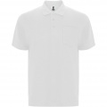 Centauro Premium short sleeve unisex polo, White