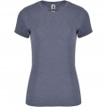 Fox short sleeve women's t-shirt, Heather Denim Blue