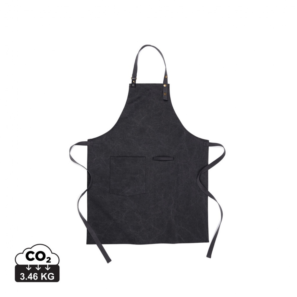 Logo trade business gift photo of: VINGA Tome GRS recycled canvas Apron