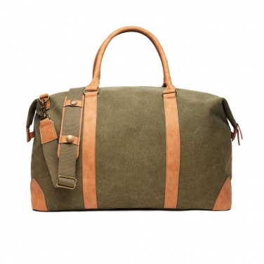 Logo trade promotional products image of: VINGA Bosler RCS recycled canvas weekend bag