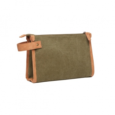 Logotrade promotional giveaway picture of: VINGA Bosler GRS recycled canvas toiletry bag