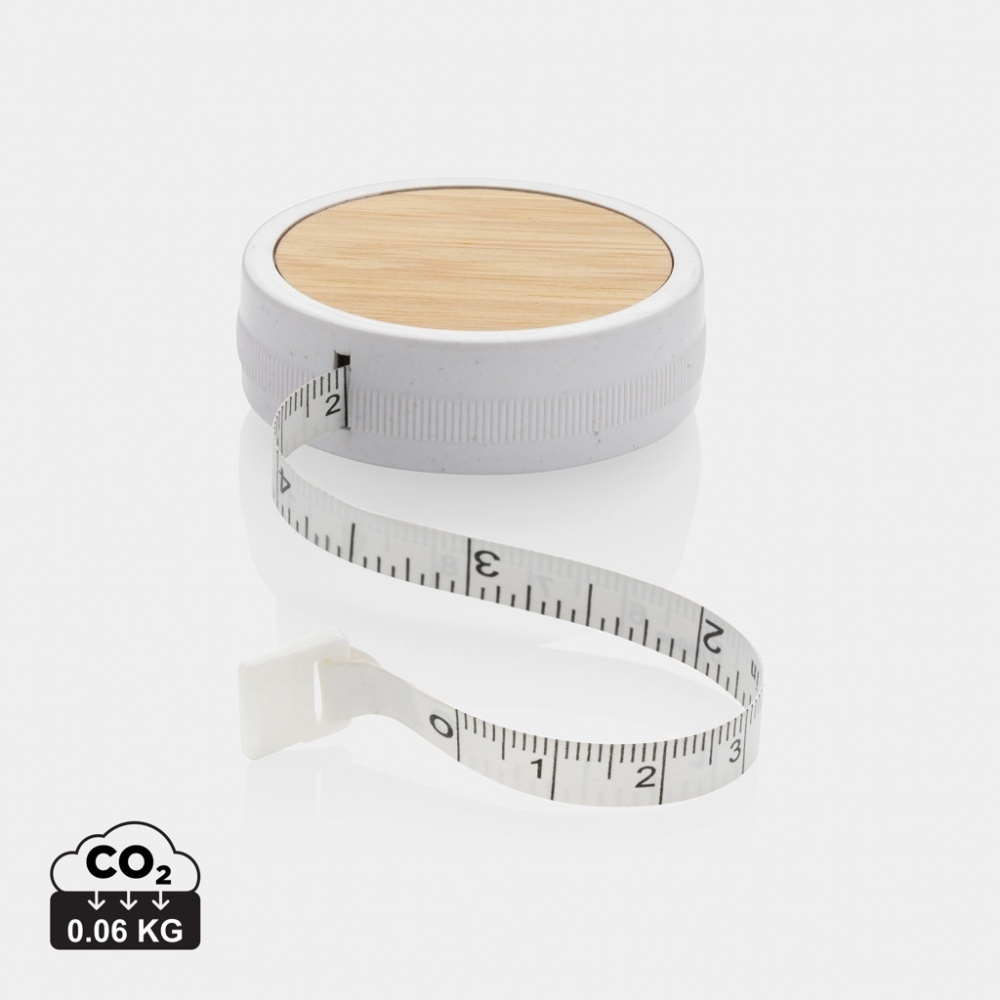 Logotrade promotional gifts photo of: RCS recycled plastic & bamboo tailor tape