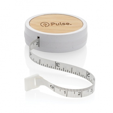Logotrade corporate gift picture of: RCS recycled plastic & bamboo tailor tape