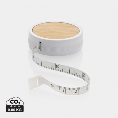 Logotrade promotional gifts photo of: RCS recycled plastic & bamboo tailor tape