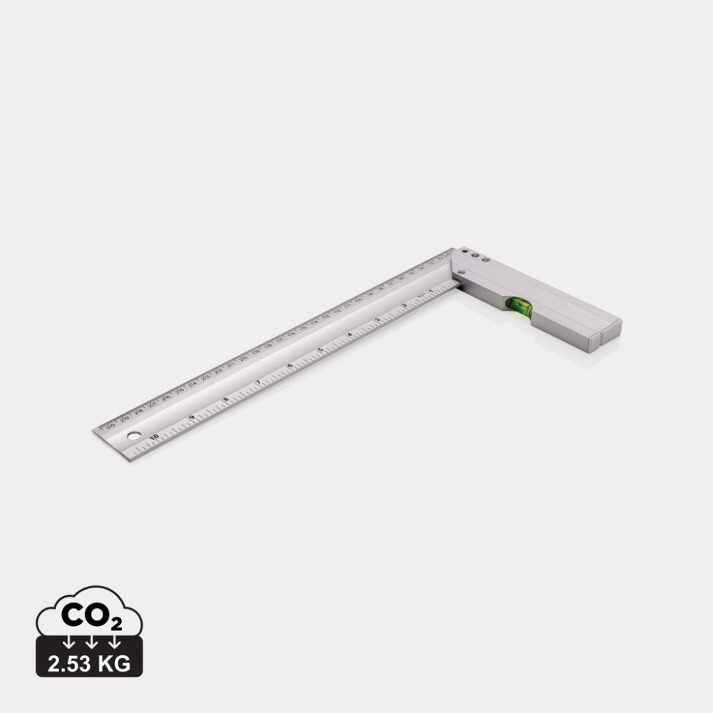 Logotrade business gift image of: Ruler with level