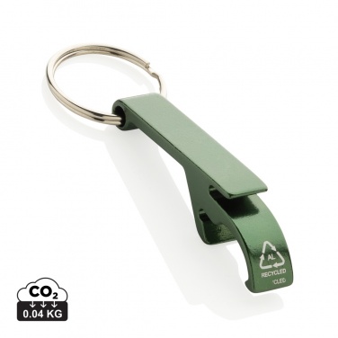 Logotrade advertising product picture of: RCS recycled aluminum bottle and can opener