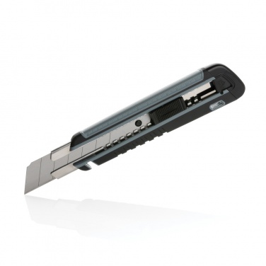 Logotrade promotional item picture of: Refillable RCS rplastic heavy duty snap-off knife soft grip