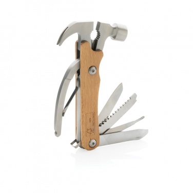 Logotrade promotional giveaway image of: Wooden multi-tool hammer