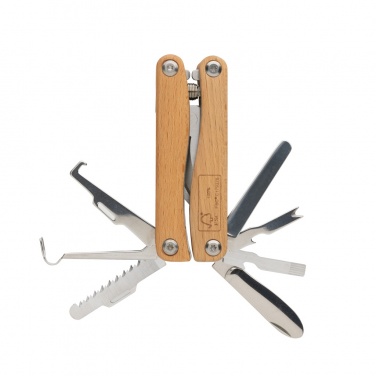 Logo trade advertising products image of: Wooden garden multi-tool