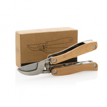 Logo trade advertising product photo of: Wooden garden multi-tool