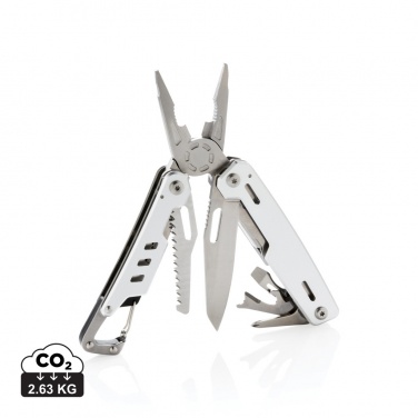 Logo trade advertising product photo of: Solid multitool with carabiner