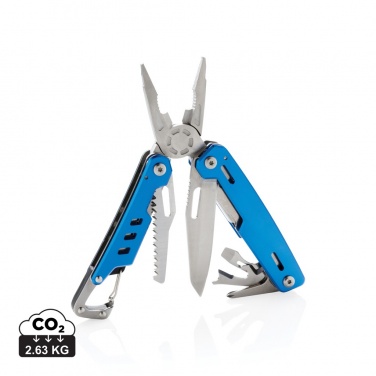 Logo trade advertising products picture of: Solid multitool with carabiner