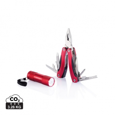 Logo trade promotional products picture of: Multitool and torch set