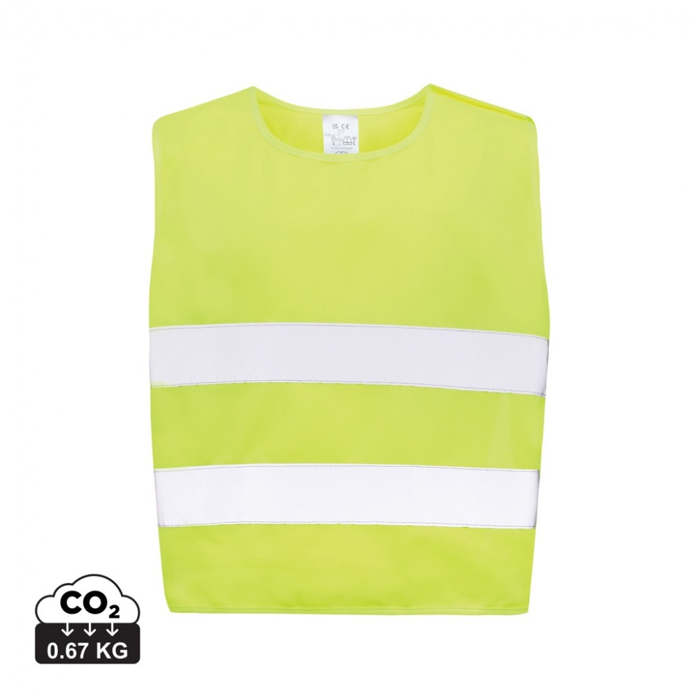 Logotrade advertising product picture of: GRS recycled PET high-visibility safety vest 3-6 years