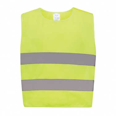 Logo trade promotional merchandise picture of: GRS recycled PET high-visibility safety vest 3-6 years