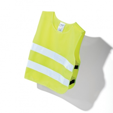 Logo trade business gift photo of: GRS recycled PET high-visibility safety vest 3-6 years