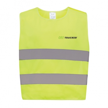 Logo trade promotional giveaway photo of: GRS recycled PET high-visibility safety vest 3-6 years