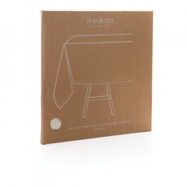 Logo trade promotional item photo of: Ukiyo Aware™ 180gr rcotton table cloth 250x140cm