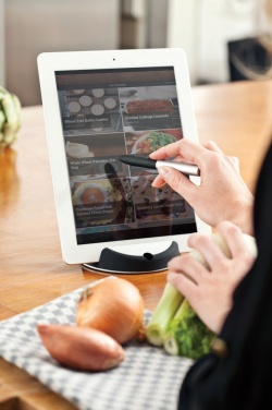 Logotrade advertising products photo of: Chef tablet stand with touchpen